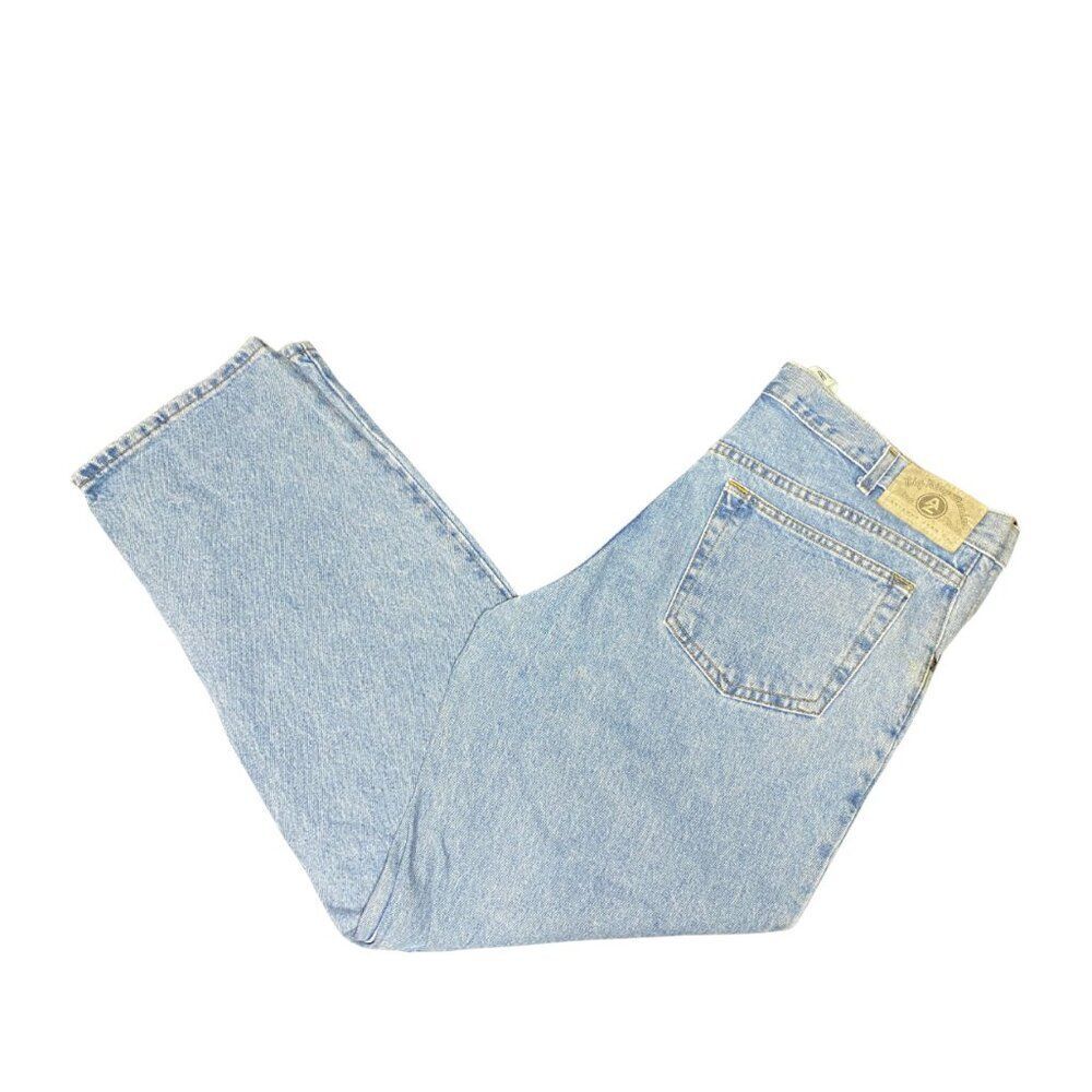 Y2K Big Ring Denim Jean  Light Wash Size 36x30